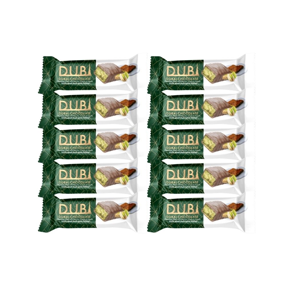10 Stück Dubai Chocolate Bites – Cremiger Genuss
