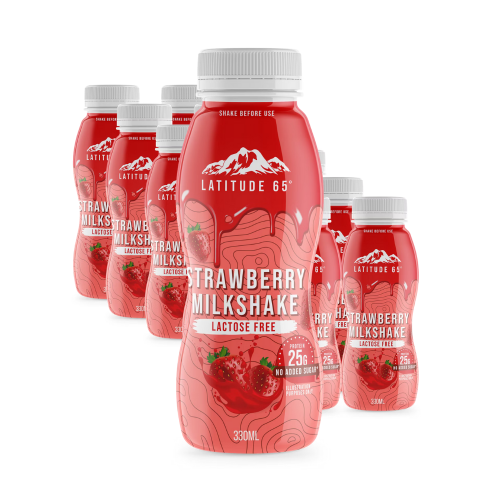 Latitude Protein Milkshake - Strawberry 330ml