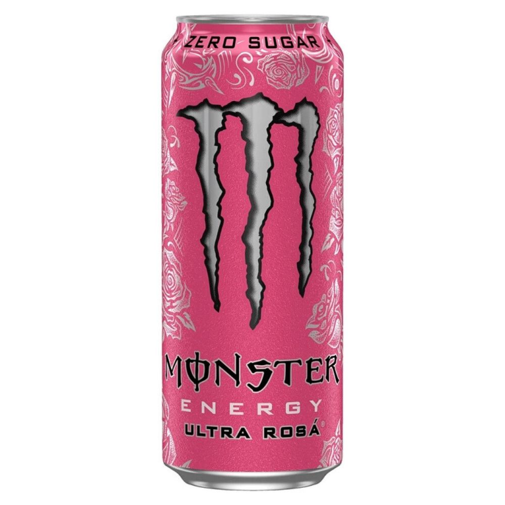 Monster Zero Ultra Rosa – Erfrischendes, zuckerfreies Powergetränk, 50 cl