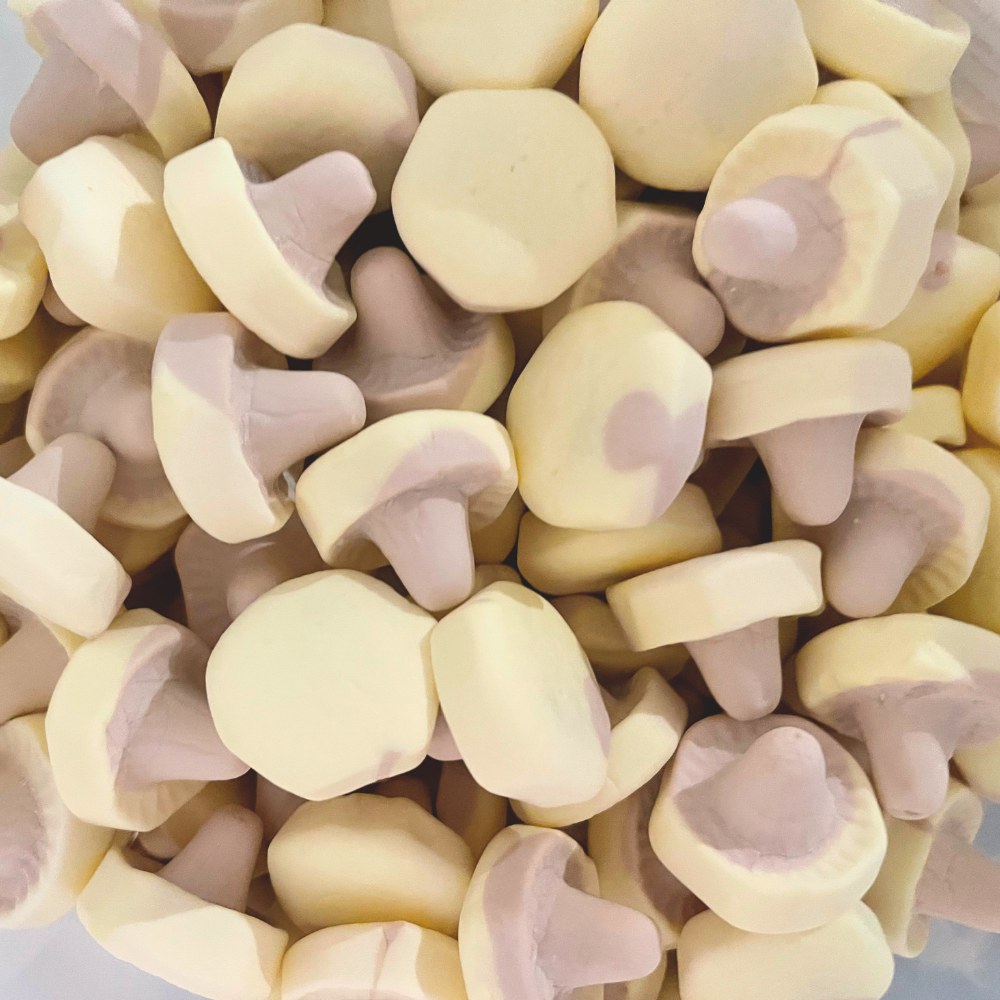 Foam Caramel Banana Mushrooms – Authentic Swedish Candy Must-Try