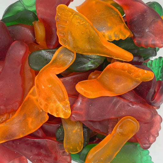 Chewy Feet Candy Fruity Soft Gummy Treats