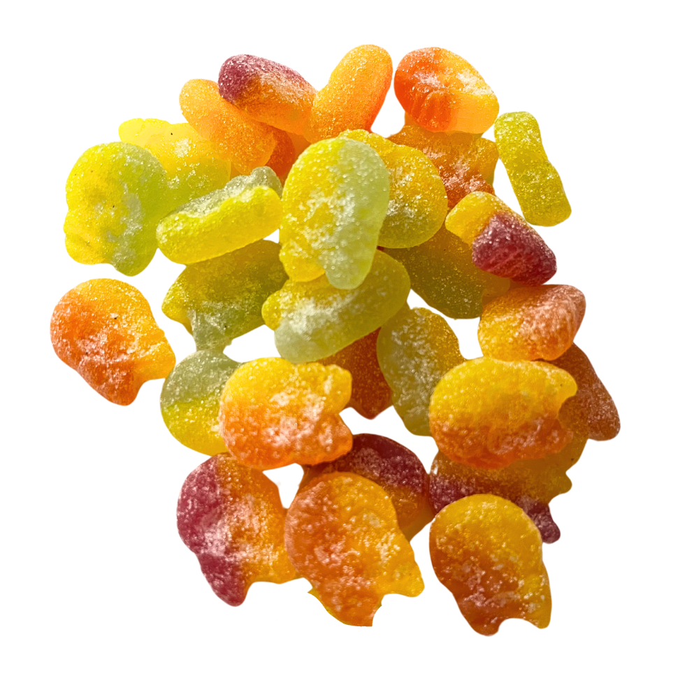 Bubs Sour Skulls Bag – Kultige schwedische Süßigkeit mit süß-saurer Himbeer-Lakritz-Note – Der perfekte nordische Leckerbissen zum Naschen!