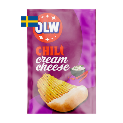 Schwedische Chip-Dips von OLW – Verschiedene Geschmacksrichtungen: Fresh Island, Wild Onion, Ranch, Sweet Chili &amp; Garlic