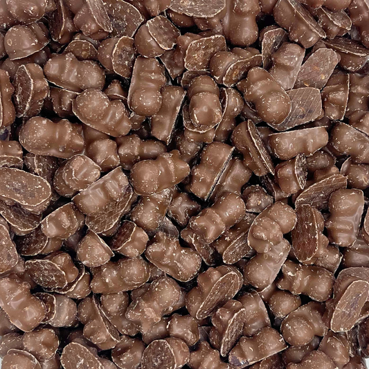 Mini-Himbeer-Schweinchen-Gummibärchen, weiche, fruchtige Süßigkeiten, Leckerbissen, süßer Snack