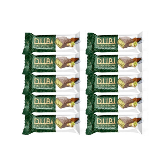 10 Stück Dubai Chocolate Bites – Cremiger Genuss