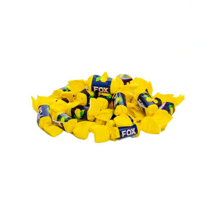 Swedish Fox Lemon Chewy Candy - Sweet & Citrusy Delight!