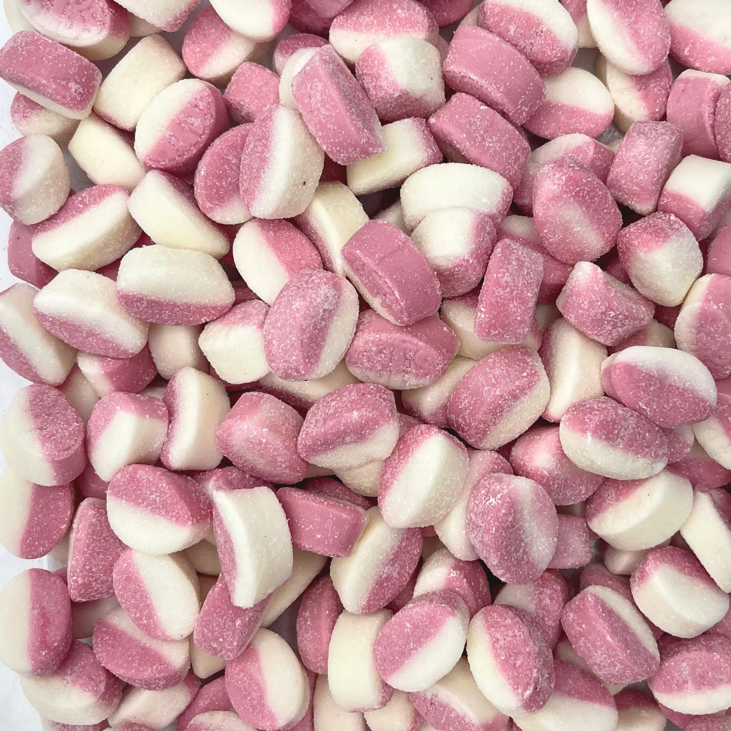 Mini Erdbeer-Vanille-Bonbons – Veganer Schaumgenuss