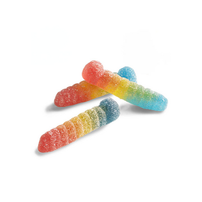 Haribo Rainbow Worms Sour Tangy &amp; Fruity Gummy Candy