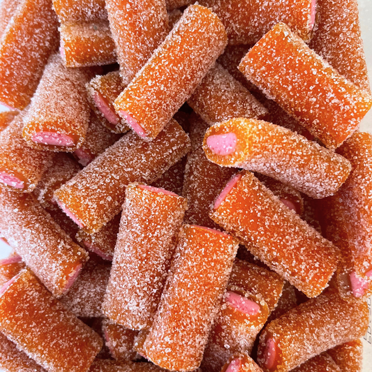 Saure Pfirsichbonbons – Authentischer schwedischer, zäher, spritziger Leckerbissen