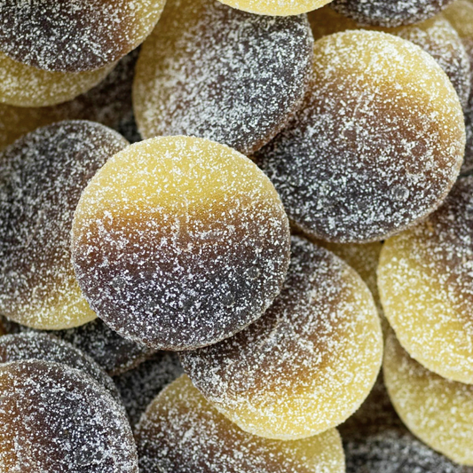 Schwedische XL-Bonbons mit Cola- und Zitronengeschmack | Frische und einzigartige schwedische lose Bonbons | Perfekte Leckereien für Süßigkeitenliebhaber