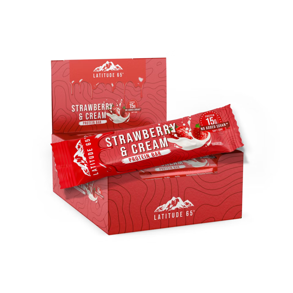 Latitude Proteinbar - Strawberry & Cream 45g