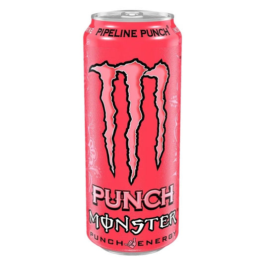 Monster Pipeline Punch 50 cl – Energydrink mit tropischem Geschmack, hoher Koffeinschub und erfrischender Geschmack