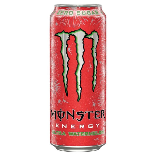 Monster Zero Ultra Wassermelone Zuckerfreie Energie mit erfrischendem Geschmack 50 cl