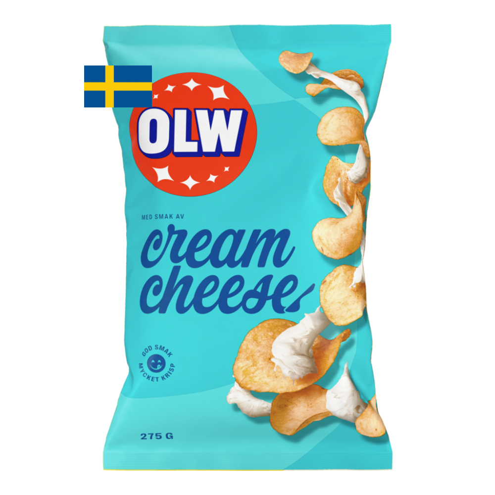 Estrella Swedish Chips Variety Pack – 180g (9.7oz) – Butter, Sea Salt, Ranch, Garlic, Cheddar & Red Onion Flavors