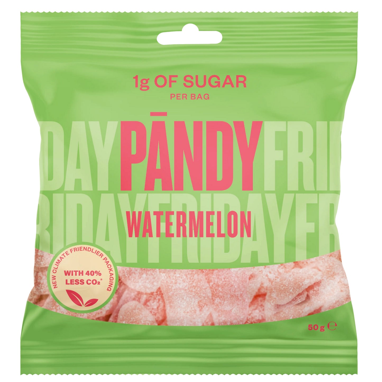 Pandy Watermelon Candy Low Sugar Swedish Gummy Delight