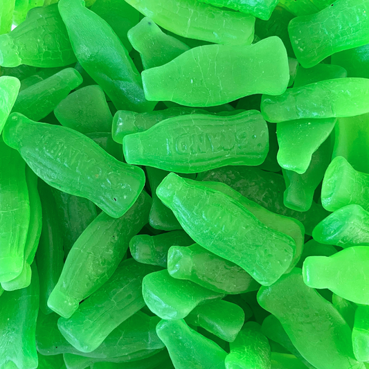 Birnenflaschen – Authentische schwedische Gummibonbons mit Birnengeschmack