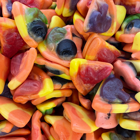 Schwedische Pizzastück-Bonbons – Lustiger Gummi-Leckerbissen mit einer herzhaft-süßen Note für Pizzaliebhaber