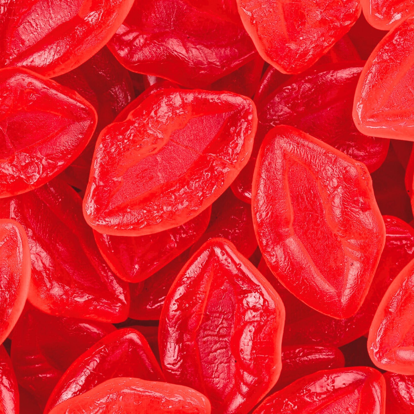 Juicy Red Lips Gummy Candy Soft Chewy Fruity Treat