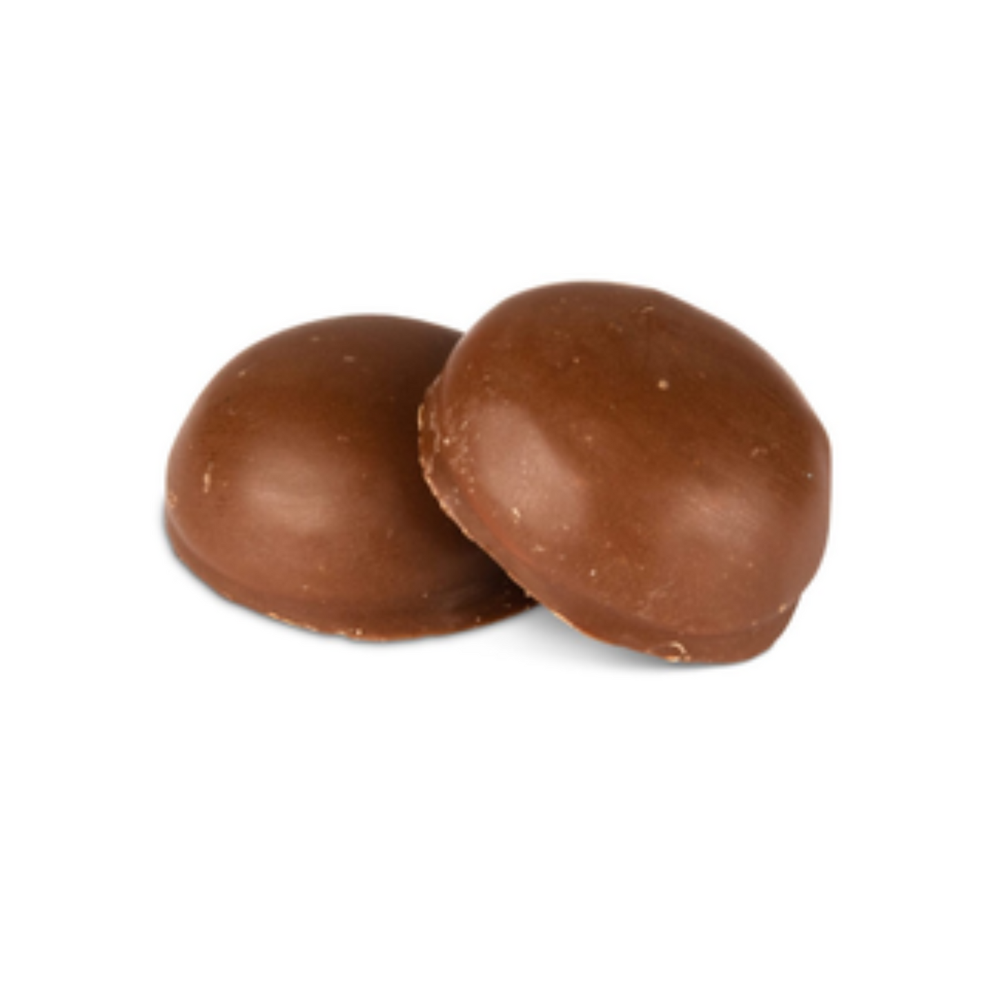 Runder Vanille-Punkt, Schokolade, glatt, cremig, Schokoladengenuss, süßer Snack