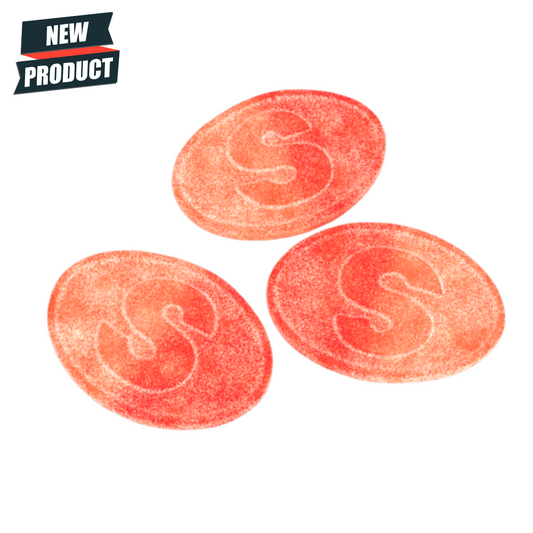 S-Mark Sour Peach – Authentische schwedische saure Pfirsichbonbons, würzige Gummibärchen