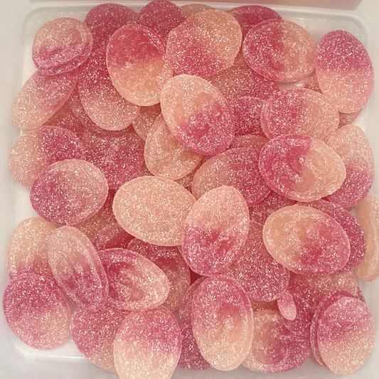 Schwedische saure Süßigkeiten S-Marks Razzy – Kaubonbons mit Himbeeren und Zitrusfrüchten
