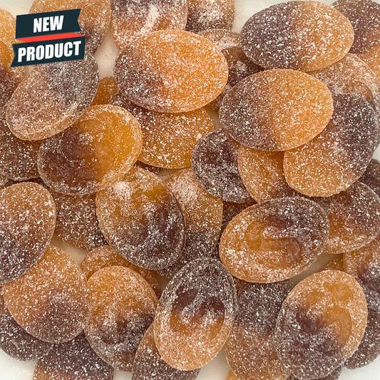 S-Marke Sour Peach Cola – Schwedische saure Gummibärchen, fruchtiger und prickelnder Genuss