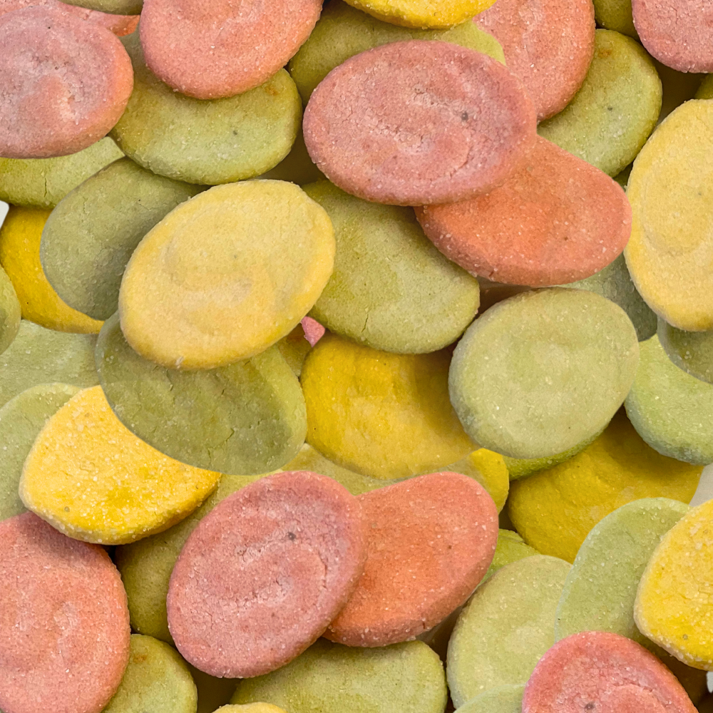 Schwedische Sauerschaumbonbons – klassische Gummibärchen der Marke S – spritzig-fluffiger süßer Genuss!