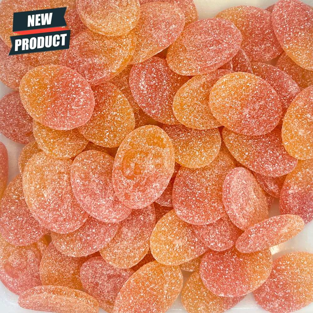 S-Mark Sour Peach Raspberry – Schwedische saure Süßigkeiten, süßer und spritziger Gummi-Leckerbissen