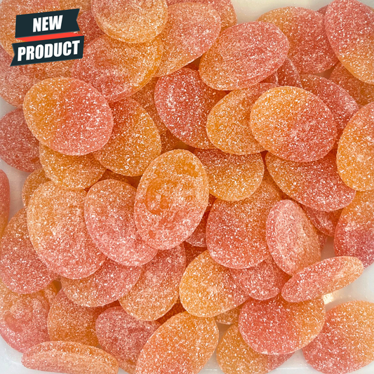 S-Mark Sour Peach Raspberry – Schwedische saure Süßigkeiten, süßer und spritziger Gummi-Leckerbissen