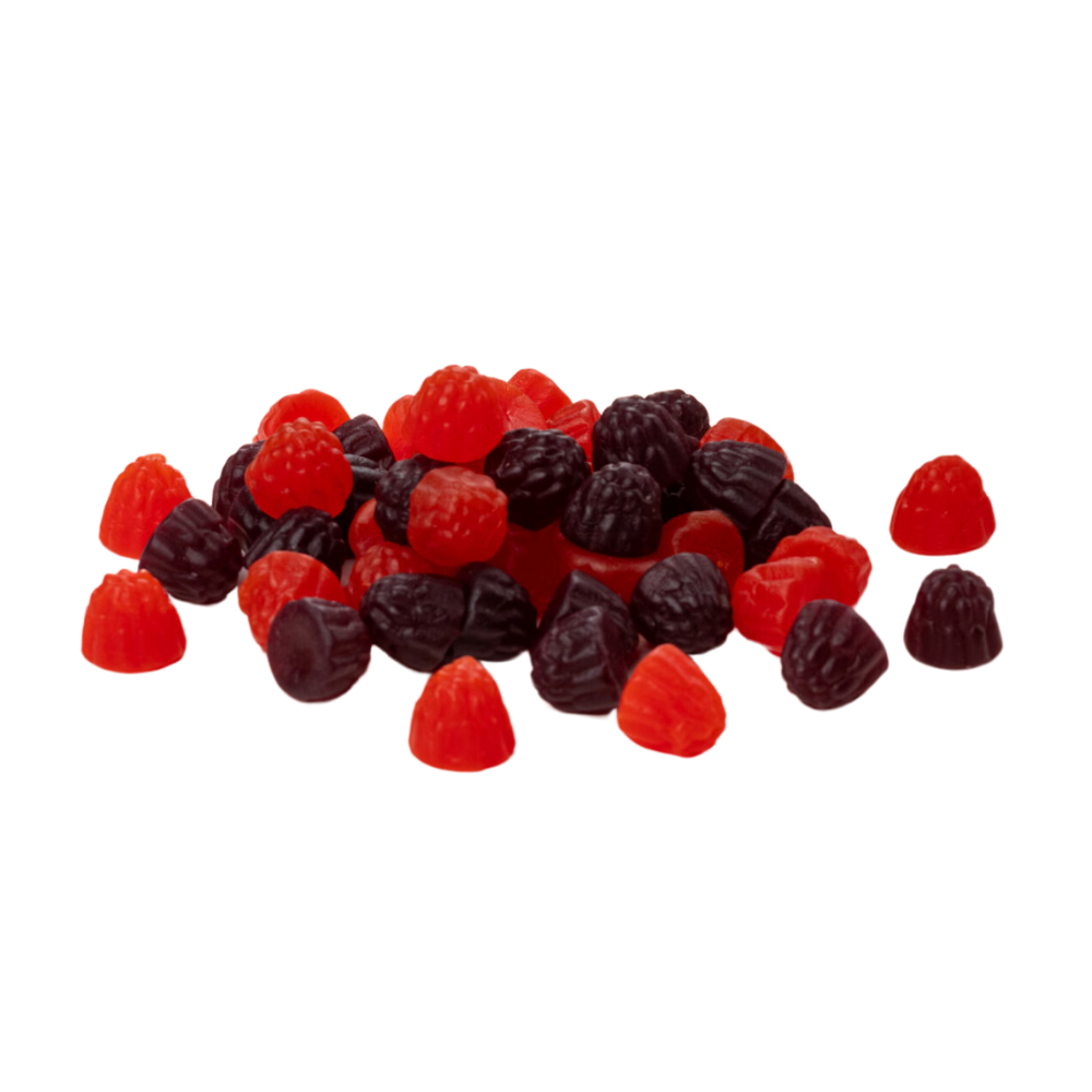 Waldbeeren Schwedische Süßigkeiten Gummibärchen mit süßem Beerengeschmack Authentische skandinavische Leckereien
