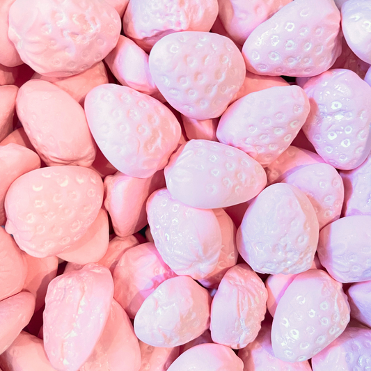 Schwedische süße Schaumerdbeeren – weiche, fluffige und köstliche klassische Süßigkeiten zum Teilen, für Leckereien oder Partys