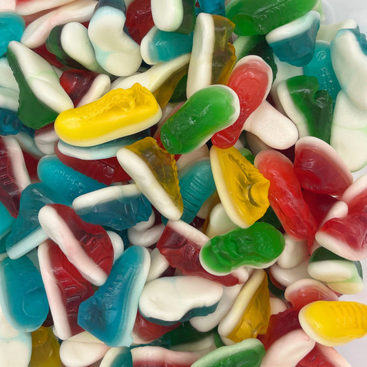 Chewy Gummy Sneakers Fun Flavorful Shoe Shaped Candy