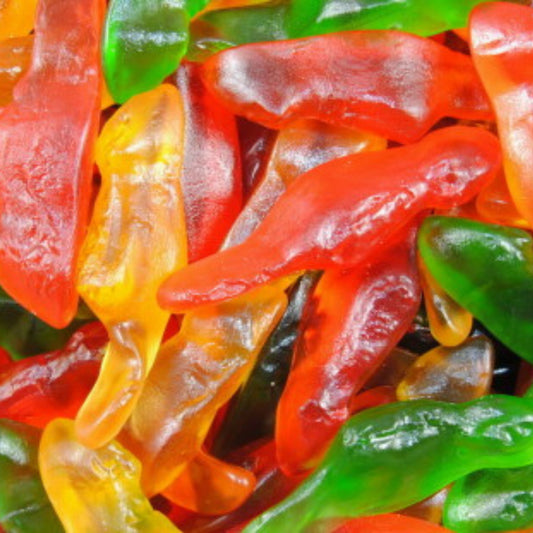 Giant Gummy Rats Soft Chewy Fruit Flavored Candy