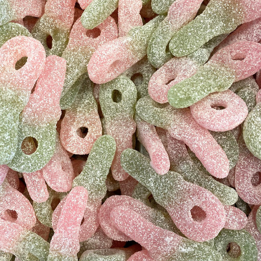 Schwedische saure Wassermelonengummis – Authentische Kaubonbons mit spritzigem Geschmack
