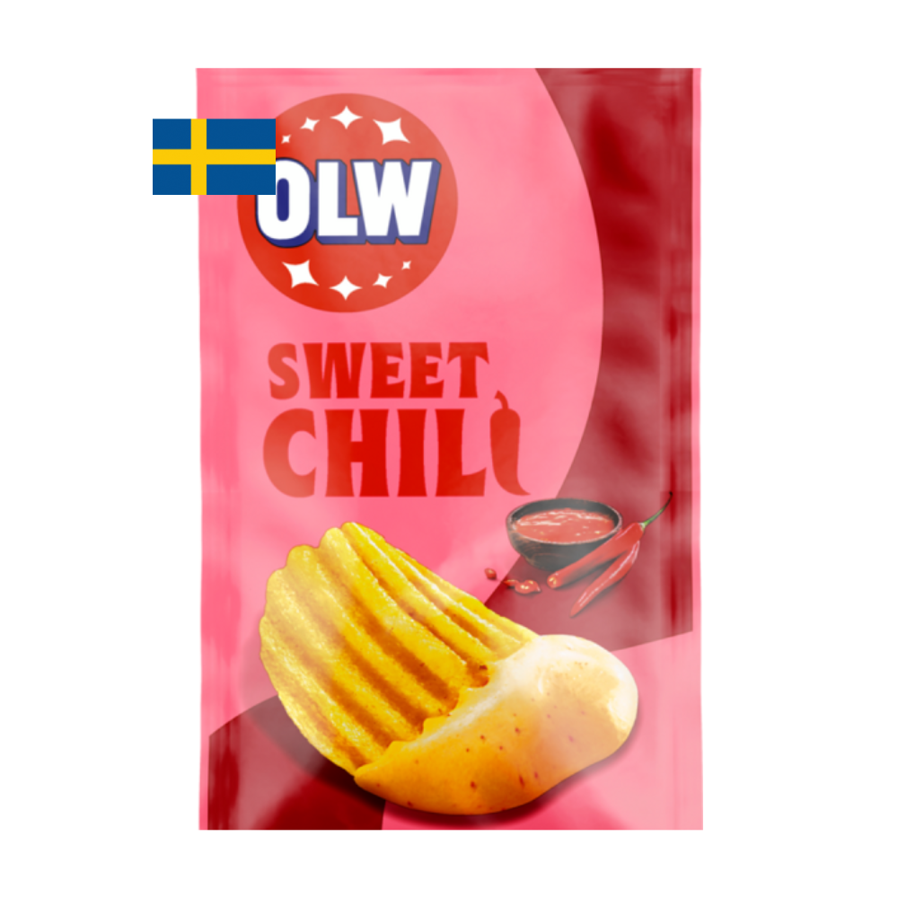 Schwedische Chip-Dips von OLW – Verschiedene Geschmacksrichtungen: Fresh Island, Wild Onion, Ranch, Sweet Chili &amp; Garlic