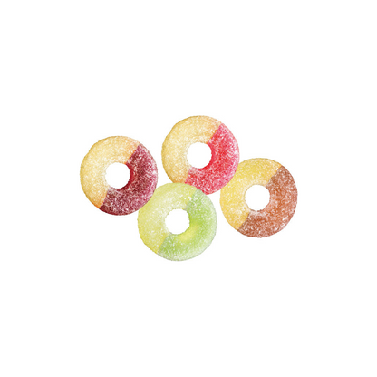 Schwedische Tutti Frutti Sour Rings – Süß-saure Gummibonbons mit fruchtigem Geschmack