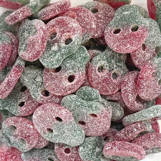 Veggie Sour Watermelon Skulls Vegan Sour Watermelon Candy A Tangy Treat