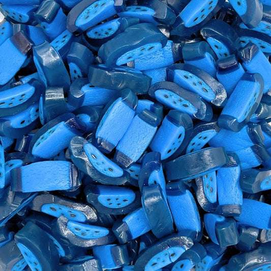 Vidal Blaue Himbeere Lakritzscheiben Süß-spritzige Blaue Himbeere Bonbons