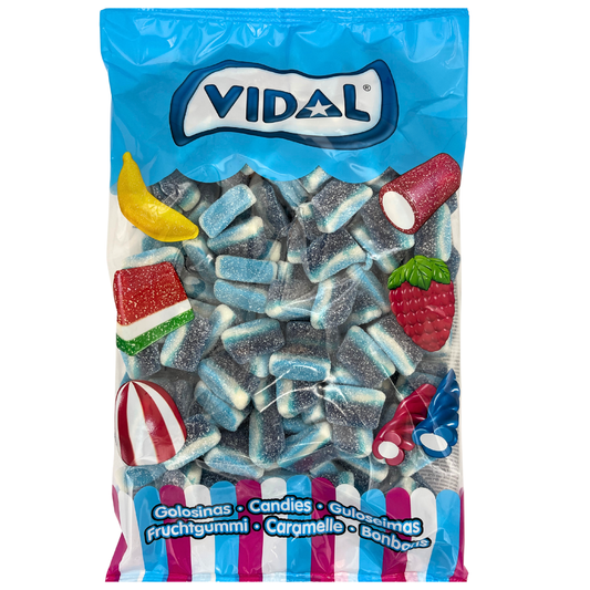 Vidal Blueberry Slices – Soft & Fruity Blueberry Candy, 2 lbs
