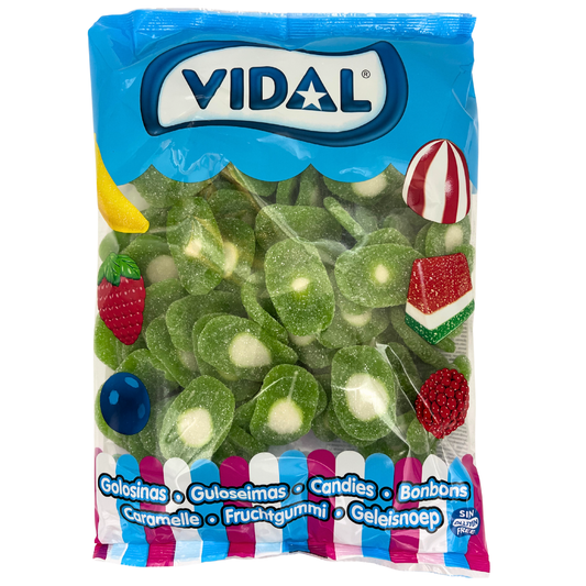 Vidal Kiwi Slices Chewy Fruity Kiwi Flavored Candy 2 Lbs Free Shipping