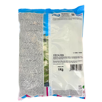 Vidal Kiwi Slices Seig fruktig Kiwi Flavored Candy 2 Lbs Gratis frakt