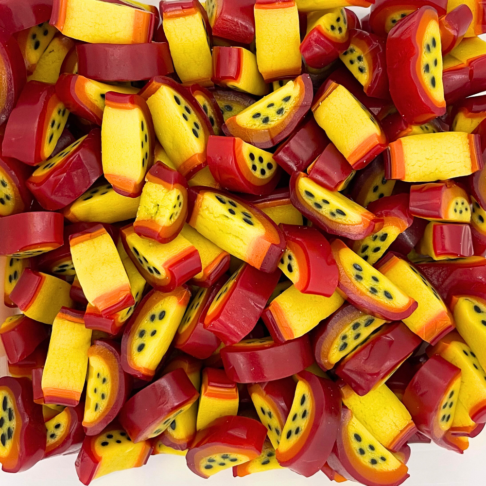 Vidal Passionfruit Licorice Slices – Tropical, Sweet & Tangy Chewy Candy, 2lbs (1kg)