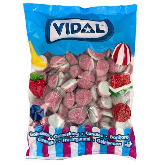 Vidal Sour Blue Raspberry Bombs – Tangy & Sour Candy, 2kg (4.4 lbs)