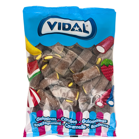 Vidal XL Sour Cola Extra Large Chewy Cola Candy With A Tangy Twist 2 Lbs Free Shipping