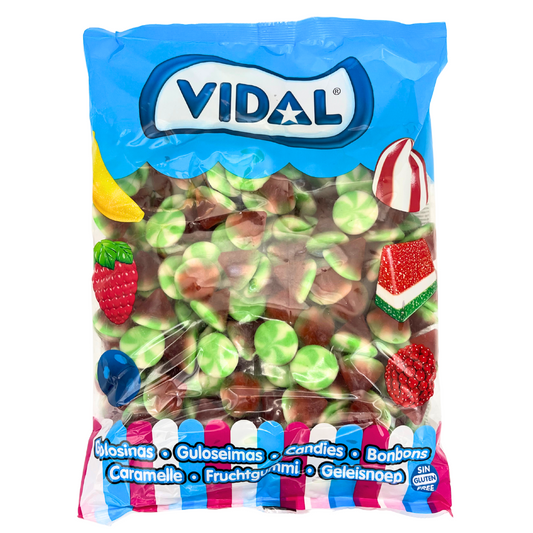 Fruity Filled Twisted Cones – Chewy & Soft Candy, 2 lbs (1kg)