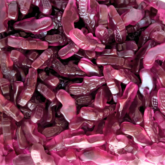 Swedish Violet Pistol Candy – Süße und blumige Gummibärchen mit Veilchengeschmack, ein einzigartiger schwedischer Leckerbissen mit einer köstlichen Note