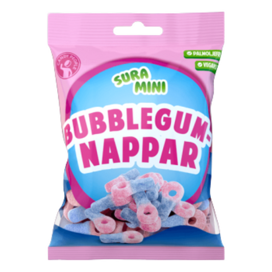 Saure Kaugummi-Schnuller – Schwedische Gummibonbons, spritzig-süßer Leckerbissen