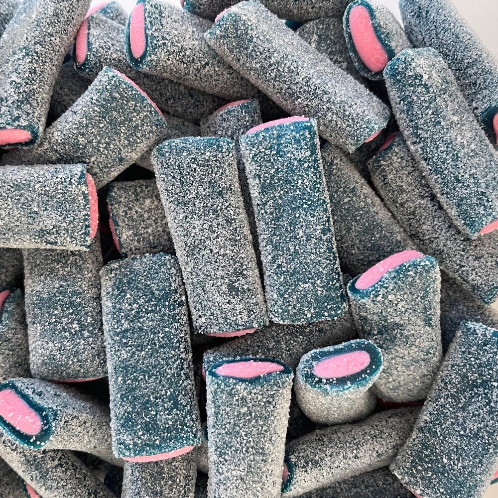 Sweets Rambo Rambo Fizzy Blue - Sour Candy – Swedisweets.com
