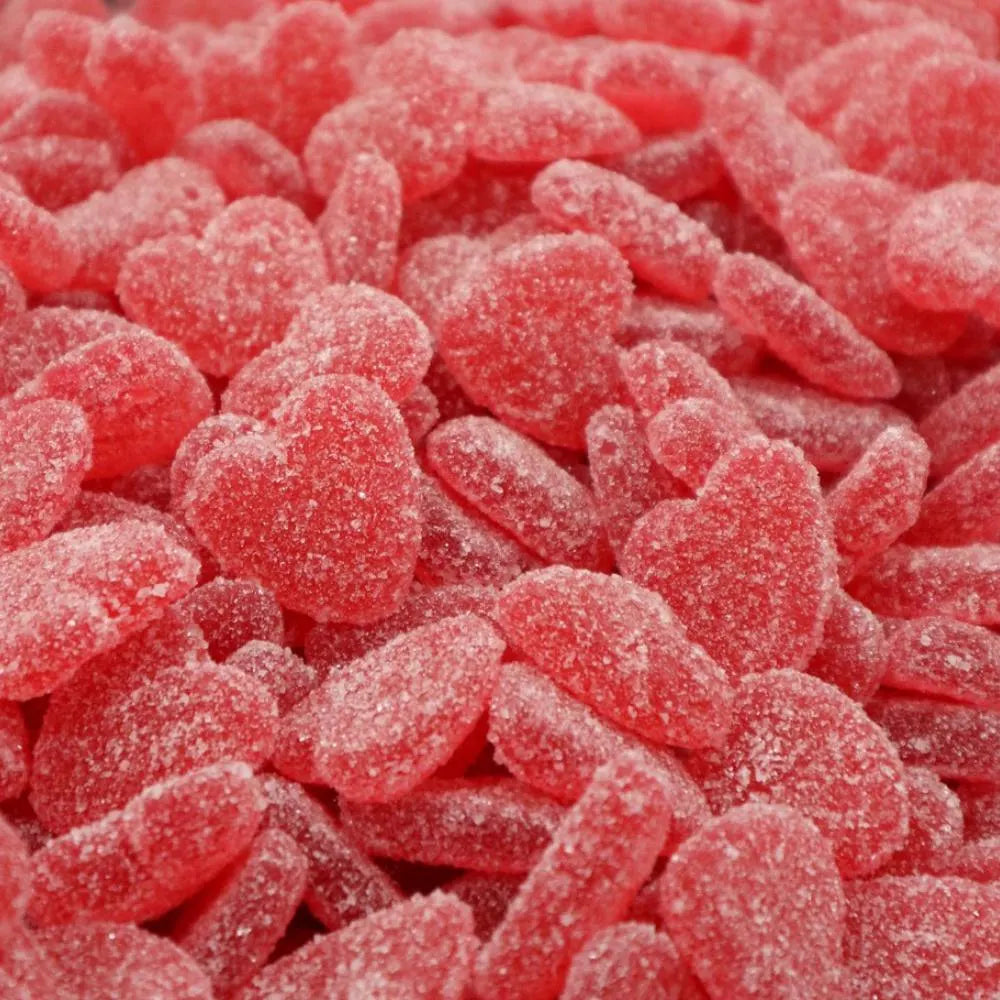 Schwedische Zuckerherzen – Köstliche, zuckerüberzogene, weiche und zähe Pick-Mix-Leckereien für alle Gelegenheiten, Süßigkeiten in Großpackungen
