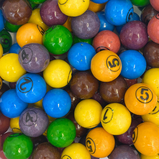 Colorful Pool Balls Candy Chewy Fruity Sweet Treat